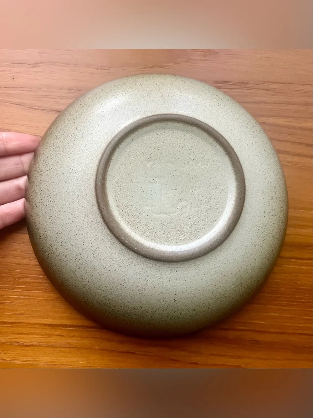 Vintage Heath Ceramics Sea & Sand Coupe Bowl Edith Heath MCM California Pottery